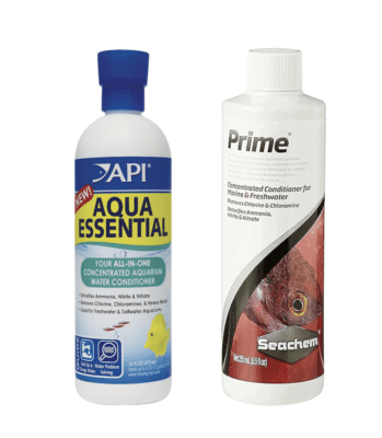API Aqua Essential vs Seachem Prime water conditioner comparison for aquarium care